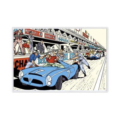 US MVAS 57 Pit Stop White