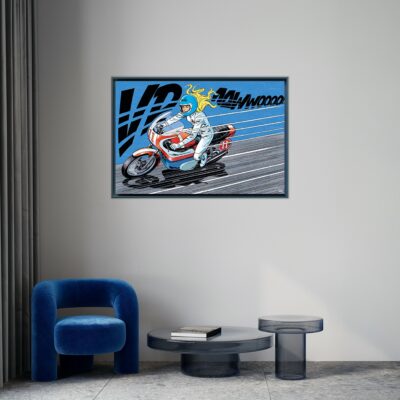 US MVAS 66 Racing At Bol Dor 30x45