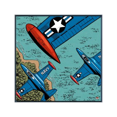 US BDAS 7 Wing Over The Sea Black