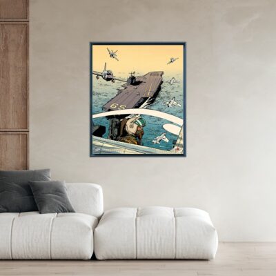 US BDAS 8 Aircraft Carrier 50x40