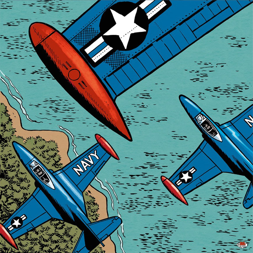 US BDAS 7 Wing Over The Sea Cropped